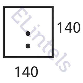 Picture of S5 140 x 140mm - High Spec Lintel