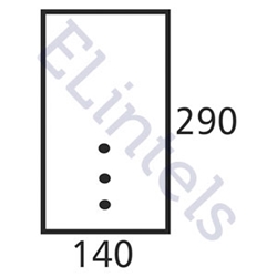 Picture of R11 140 x 290mm - High Spec Lintel - Length 900mm