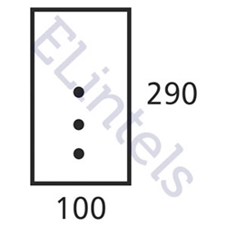 Picture of R12 100 x 290mm - High Spec Lintel - Length 900mm