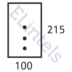 Picture of R9 100 x 215mm - High Spec Lintel - Length 1500mm