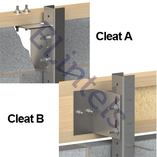 Cleats for ACS Wind Post Plus