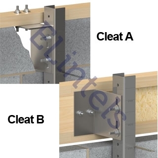 Cleats for ACS Wind Post Plus